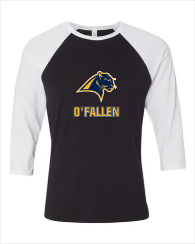 O'Fallen Panthers Mascot #2 Women's Baseball T-Shirt