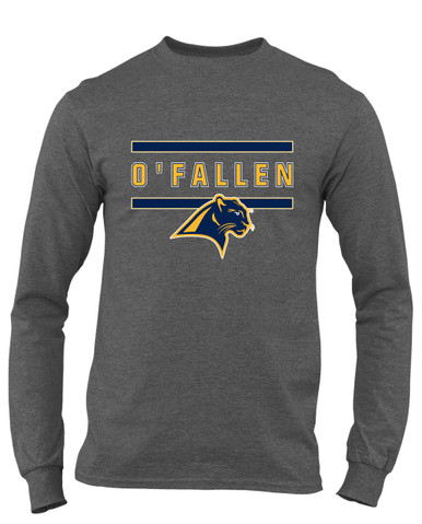 O'Fallen Panthers Mascot #4 Men's LS T-Shirt