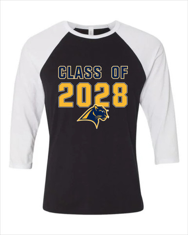 O'Fallen Panthers Class of 2028 Men's Baseball T-Shirt