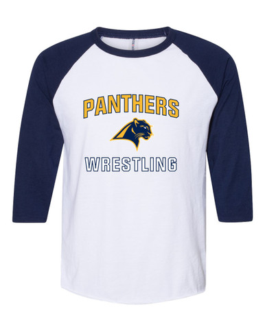 O'Fallen Panthers Wrestling Women's Baseball T-Shirt