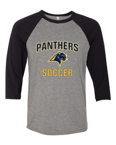 O'Fallen Panthers Soccer #1 Women's Baseball T-Shirt