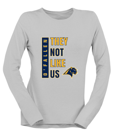 O'Fallen Panthers They Not Like Us #1 Women's LS T-Shirt