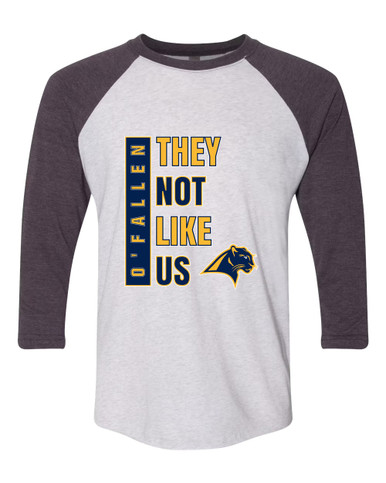 O'Fallen Panthers They Not Like Us #1 Men's Baseball T-Shirt