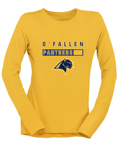 O'Fallen Panthers Mascot #7 Women's LS T-Shirt