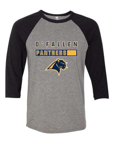O'Fallen Panthers Mascot #7 Women's Baseball T-Shirt
