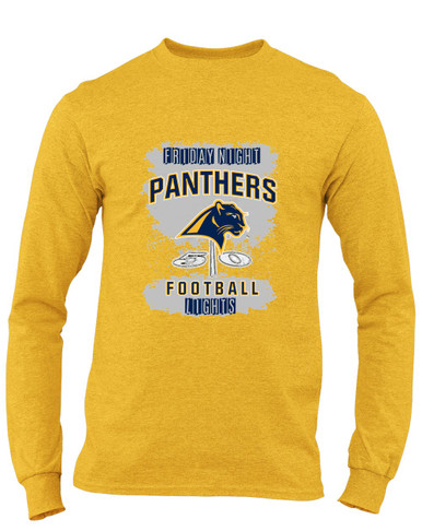 O'Fallen Panthers Football #6 Men's LS T-Shirt