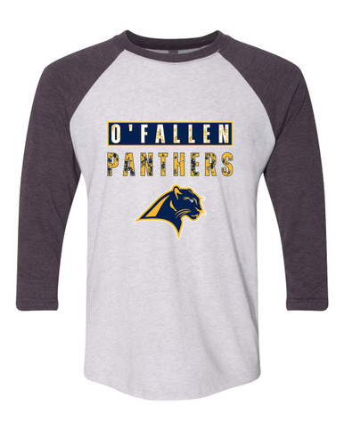 O'Fallen Panthers Mascot #9 Women's Baseball T-Shirt