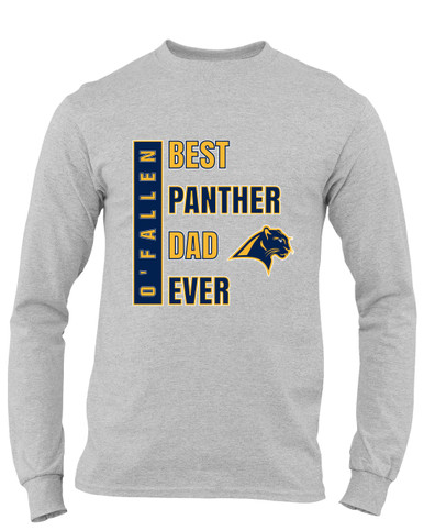 O'Fallen Panthers Best Panther Dad Men's LS T-Shirt