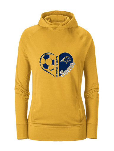 O'Fallen Panthers Heart Soccer Women's Hoodie