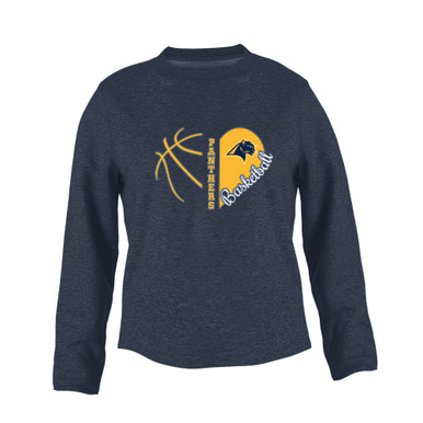 O'Fallen Panthers Heart Basketball Women's Sweatshirt