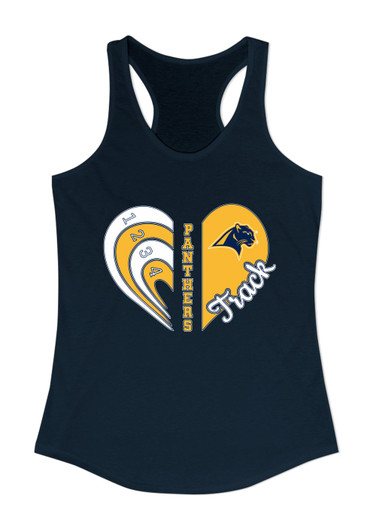 O'Fallen Panthers Heart Track Women's Tank Top