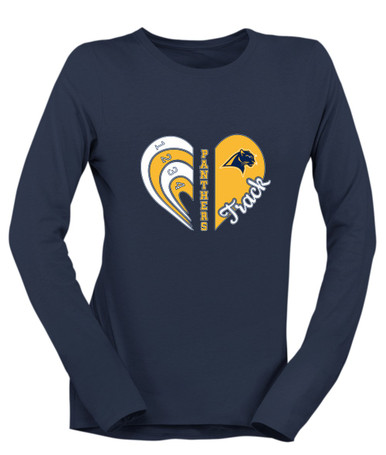O'Fallen Panthers Heart Track Women's Premium LS T-Shirt