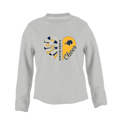 O'Fallen Panthers Heart Cheer Women's Sweatshirt
