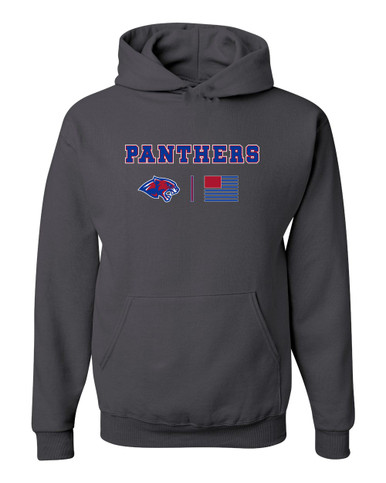 Bullard Panthers Team Colors Flag Men's Premium Hoodie