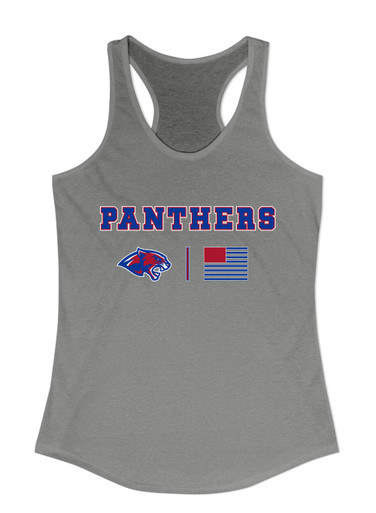 Bullard Panthers Team Colors Flag Women's Tank Top