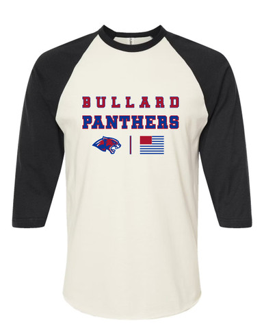 Bullard Panthers Spirit Flag Women's Baseball T-Shirt