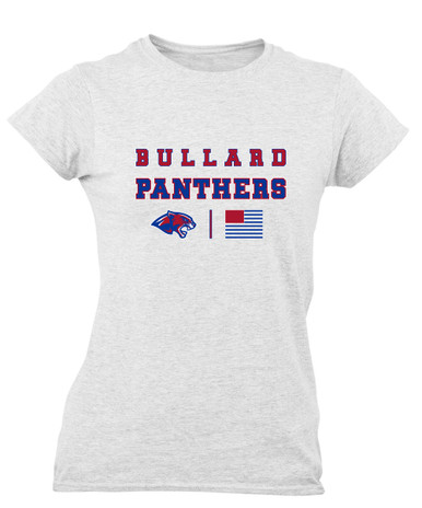 Bullard Panthers Spirit Flag Women's SS T-Shirt