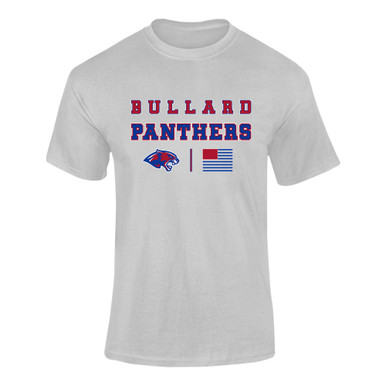 Bullard Panthers Spirit Flag Men's SS T-Shirt