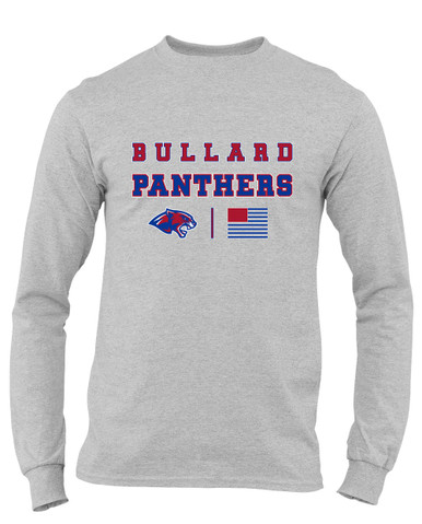 Bullard Panthers Spirit Flag Men's Premium LS T-Shirt