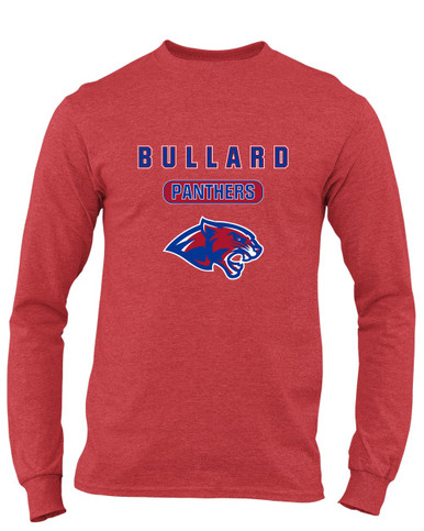 Bullard Panthers Mascot #3 Men's LS T-Shirt