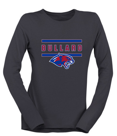 Bullard Panthers Mascot #4 Women's Premium LS T-Shirt