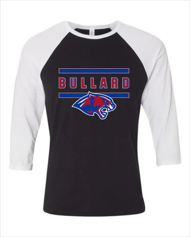 Bullard Panthers Mascot #4 Men's Baseball T-Shirt