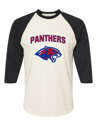 Bullard Panthers Mascot #6 Women's Baseball T-Shirt