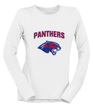 Bullard Panthers Mascot #6 Women's LS T-Shirt