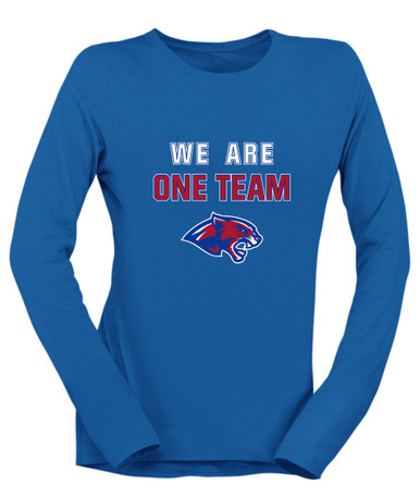 Bullard Panthers We Are One Team Women's LS T-Shirt
