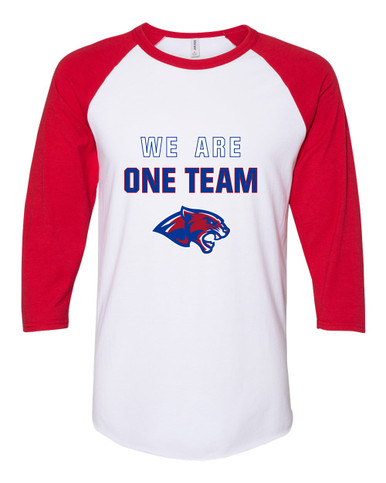 Bullard Panthers We Are One Team Men's Baseball T-Shirt