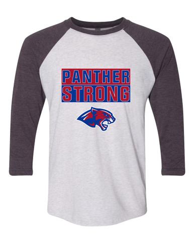 Bullard Panthers Strong #1 Women's Baseball T-Shirt
