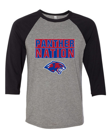Bullard Panthers Nation #1 Women's Baseball T-Shirt