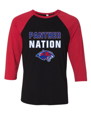 Bullard Panthers Nation #2 Women's Baseball T-Shirt