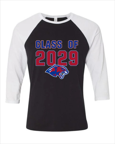 Bullard Panthers Class of 2029 Men's Baseball T-Shirt