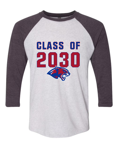 Bullard Panthers Class of 2030 Men's Baseball T-Shirt