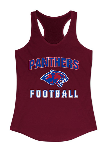 Bullard Panthers Football #1 Women's Tank Top
