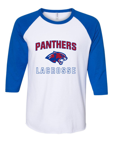 Bullard Panthers Lacrosse Women's Baseball T-Shirt