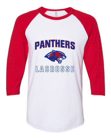 Bullard Panthers Lacrosse Men's Baseball T-Shirt