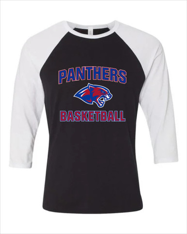 Bullard Panthers Basketball #1 Women's Baseball T-Shirt