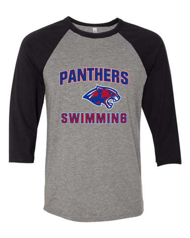 Bullard Panthers Swimming Women's Baseball T-Shirt