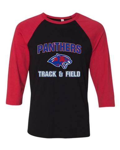Bullard Panthers Track & Field Women's Baseball T-Shirt