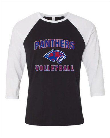 Bullard Panthers Volleyball Women's Baseball T-Shirt