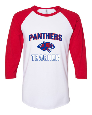 Bullard Panthers Teacher Men's Baseball T-Shirt