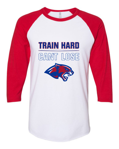 Bullard Panthers Train Hard, Can't Lose Women's Baseball T-Shirt