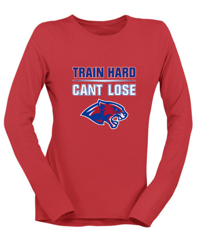 Bullard Panthers Train Hard, Can't Lose Women's Premium LS T-Shirt