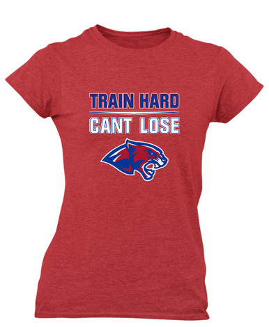 Bullard Panthers Train Hard, Can't Lose Women's Premium SS T-Shirt