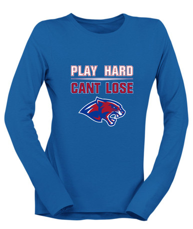 Bullard Panthers Play Hard, Can't Lose Women's LS T-Shirt
