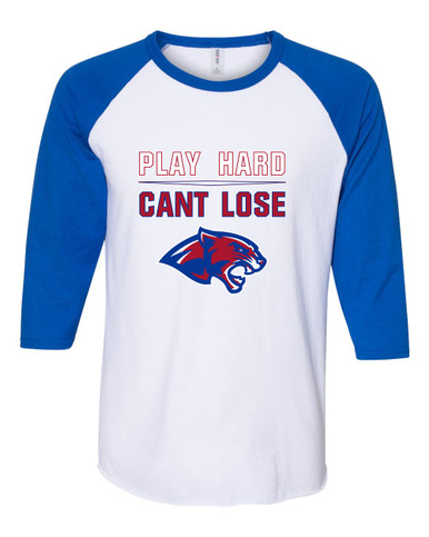 Bullard Panthers Play Hard, Can't Lose Women's Baseball T-Shirt