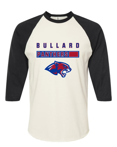 Bullard Panthers Mascot #7 Women's Baseball T-Shirt
