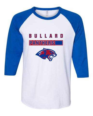 Bullard Panthers Mascot #7 Men's Baseball T-Shirt